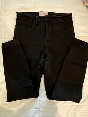 Everlane Black High-Rise Skinny Jeans